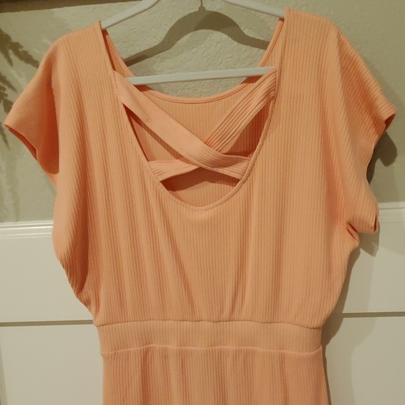 Anthropologie Daily Practice Doman Sleeve Dress, Small, NWT, Apricot Col… - Picture 7 of 16